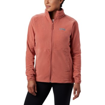 Dámské Bundy Columbia Basin Trail Fleece Full Zip Top Tmavě Koralove EGSTHP093